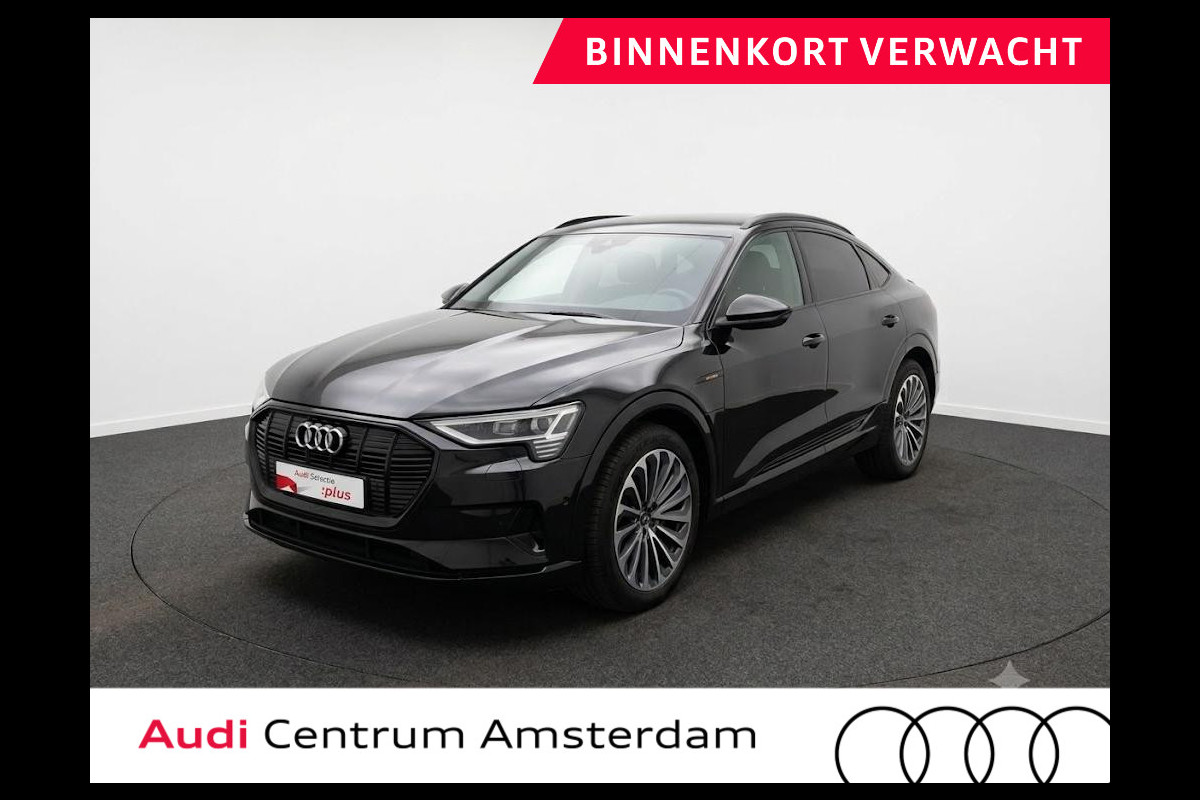 Audi e-tron Sportback 55 quattro Business edition Plus 95 kWh 408pk | Panoramadak | Lederen bekleding | Elektrisch verstelbare voorstoelen | Parkeercamera |