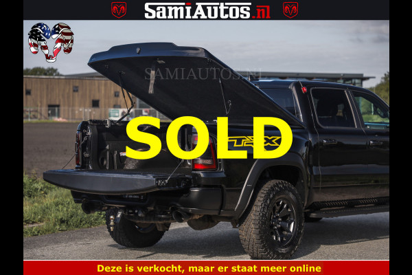 Dodge Ram TRX BLACK OPS HELLCAT | 6.2 V8 712PK SUPERCHARGER | FULLY LOADED | CARBON | BLACK ON BLACK | CREW CAB | DUBBELE CABINE | 5 PERSOONS | De specialist in Amerikaanse pick‑ups in Nederland en Europa.