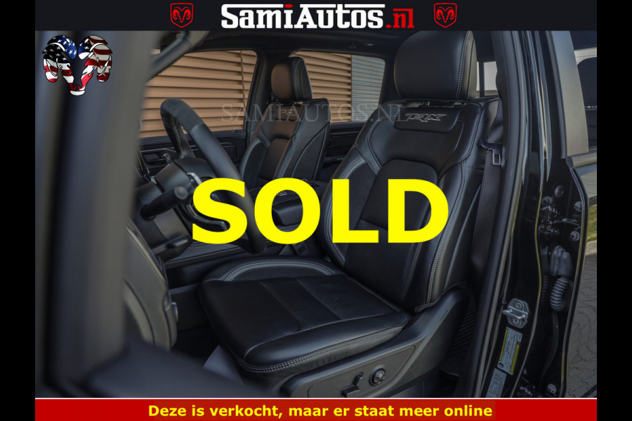 Dodge Ram TRX BLACK OPS HELLCAT | 6.2 V8 712PK SUPERCHARGER | FULLY LOADED | CARBON | BLACK ON BLACK | CREW CAB | DUBBELE CABINE | 5 PERSOONS | De specialist in Amerikaanse pick‑ups in Nederland en Europa.