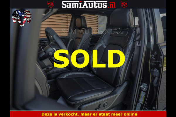 Dodge Ram TRX BLACK OPS HELLCAT | 6.2 V8 712PK SUPERCHARGER | FULLY LOADED | CARBON | BLACK ON BLACK | CREW CAB | DUBBELE CABINE | 5 PERSOONS | De specialist in Amerikaanse pick‑ups in Nederland en Europa.