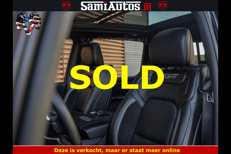 Dodge Ram TRX BLACK OPS HELLCAT | 6.2 V8 712PK SUPERCHARGER | FULLY LOADED | CARBON | BLACK ON BLACK | CREW CAB | DUBBELE CABINE | 5 PERSOONS | De specialist in Amerikaanse pick‑ups in Nederland en Europa.