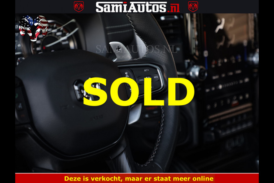Dodge Ram TRX BLACK OPS HELLCAT | 6.2 V8 712PK SUPERCHARGER | FULLY LOADED | CARBON | BLACK ON BLACK | CREW CAB | DUBBELE CABINE | 5 PERSOONS | De specialist in Amerikaanse pick‑ups in Nederland en Europa.