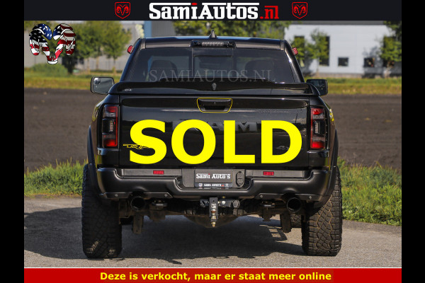 Dodge Ram TRX BLACK OPS HELLCAT | 6.2 V8 712PK SUPERCHARGER | FULLY LOADED | CARBON | BLACK ON BLACK | CREW CAB | DUBBELE CABINE | 5 PERSOONS | De specialist in Amerikaanse pick‑ups in Nederland en Europa.
