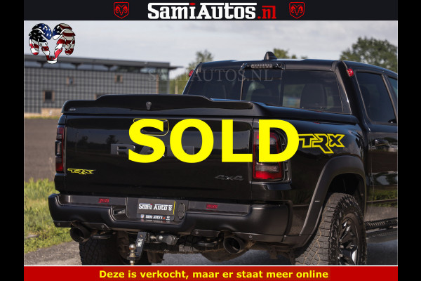 Dodge Ram TRX BLACK OPS HELLCAT | 6.2 V8 712PK SUPERCHARGER | FULLY LOADED | CARBON | BLACK ON BLACK | CREW CAB | DUBBELE CABINE | 5 PERSOONS | De specialist in Amerikaanse pick‑ups in Nederland en Europa.