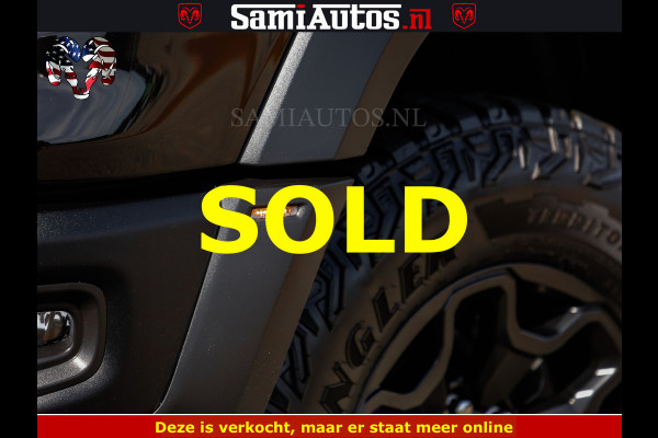 Dodge Ram TRX BLACK OPS HELLCAT | 6.2 V8 712PK SUPERCHARGER | FULLY LOADED | CARBON | BLACK ON BLACK | CREW CAB | DUBBELE CABINE | 5 PERSOONS | De specialist in Amerikaanse pick‑ups in Nederland en Europa.