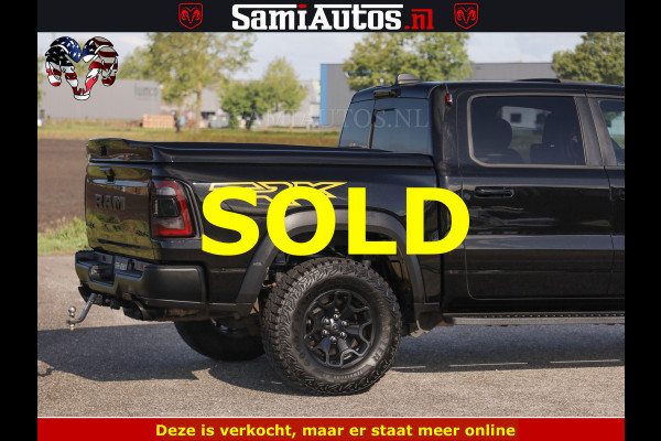Dodge Ram TRX BLACK OPS HELLCAT | 6.2 V8 712PK SUPERCHARGER | FULLY LOADED | CARBON | BLACK ON BLACK | CREW CAB | DUBBELE CABINE | 5 PERSOONS | De specialist in Amerikaanse pick‑ups in Nederland en Europa.