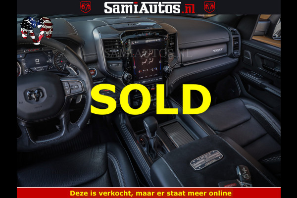 Dodge Ram TRX BLACK OPS HELLCAT | 6.2 V8 712PK SUPERCHARGER | FULLY LOADED | CARBON | BLACK ON BLACK | CREW CAB | DUBBELE CABINE | 5 PERSOONS | De specialist in Amerikaanse pick‑ups in Nederland en Europa.