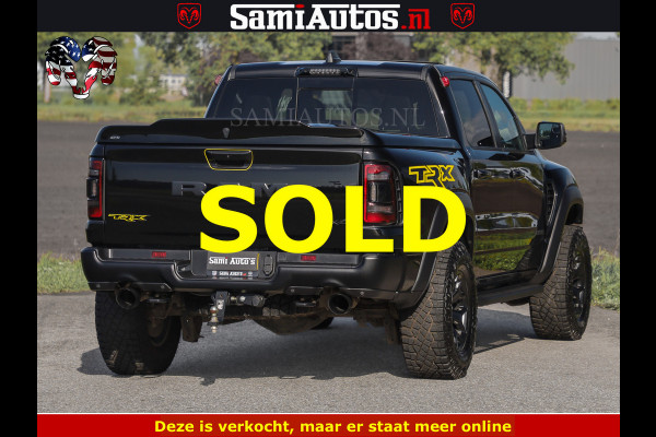 Dodge Ram TRX BLACK OPS HELLCAT | 6.2 V8 712PK SUPERCHARGER | FULLY LOADED | CARBON | BLACK ON BLACK | CREW CAB | DUBBELE CABINE | 5 PERSOONS | De specialist in Amerikaanse pick‑ups in Nederland en Europa.