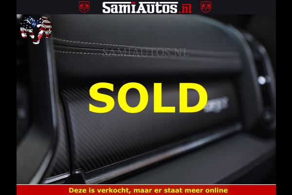 Dodge Ram TRX BLACK OPS HELLCAT | 6.2 V8 712PK SUPERCHARGER | FULLY LOADED | CARBON | BLACK ON BLACK | CREW CAB | DUBBELE CABINE | 5 PERSOONS | De specialist in Amerikaanse pick‑ups in Nederland en Europa.