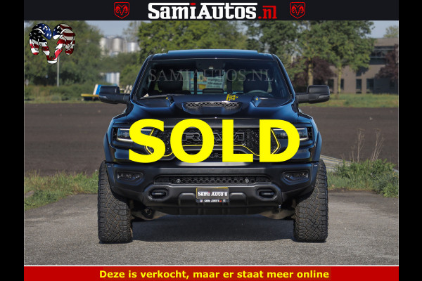 Dodge Ram TRX BLACK OPS HELLCAT | 6.2 V8 712PK SUPERCHARGER | FULLY LOADED | CARBON | BLACK ON BLACK | CREW CAB | DUBBELE CABINE | 5 PERSOONS | De specialist in Amerikaanse pick‑ups in Nederland en Europa.