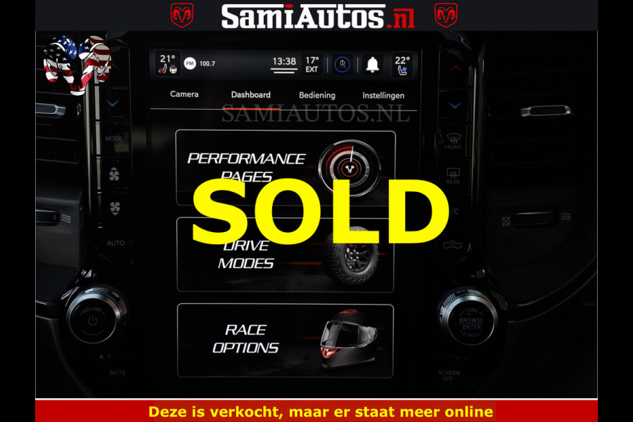 Dodge Ram TRX BLACK OPS HELLCAT | 6.2 V8 712PK SUPERCHARGER | FULLY LOADED | CARBON | BLACK ON BLACK | CREW CAB | DUBBELE CABINE | 5 PERSOONS | De specialist in Amerikaanse pick‑ups in Nederland en Europa.