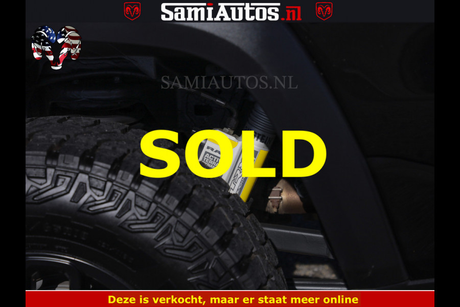 Dodge Ram TRX BLACK OPS HELLCAT | 6.2 V8 712PK SUPERCHARGER | FULLY LOADED | CARBON | BLACK ON BLACK | CREW CAB | DUBBELE CABINE | 5 PERSOONS | De specialist in Amerikaanse pick‑ups in Nederland en Europa.