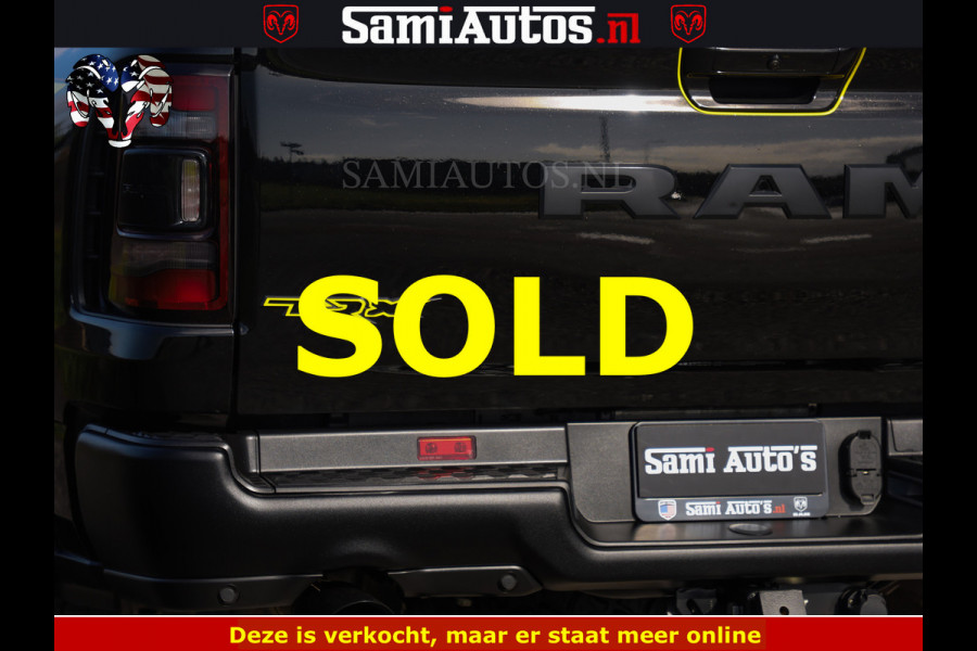 Dodge Ram TRX BLACK OPS HELLCAT | 6.2 V8 712PK SUPERCHARGER | FULLY LOADED | CARBON | BLACK ON BLACK | CREW CAB | DUBBELE CABINE | 5 PERSOONS | De specialist in Amerikaanse pick‑ups in Nederland en Europa.