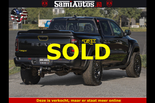 Dodge Ram TRX BLACK OPS HELLCAT | 6.2 V8 712PK SUPERCHARGER | FULLY LOADED | CARBON | BLACK ON BLACK | CREW CAB | DUBBELE CABINE | 5 PERSOONS | De specialist in Amerikaanse pick‑ups in Nederland en Europa.