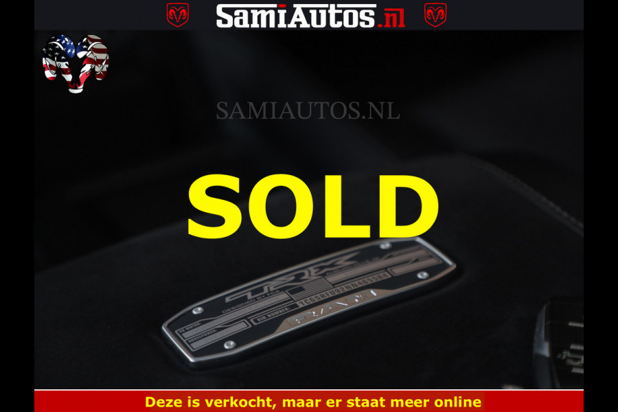 Dodge Ram TRX BLACK OPS HELLCAT | 6.2 V8 712PK SUPERCHARGER | FULLY LOADED | CARBON | BLACK ON BLACK | CREW CAB | DUBBELE CABINE | 5 PERSOONS | De specialist in Amerikaanse pick‑ups in Nederland en Europa.