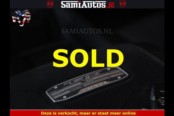 Dodge Ram TRX BLACK OPS HELLCAT | 6.2 V8 712PK SUPERCHARGER | FULLY LOADED | CARBON | BLACK ON BLACK | CREW CAB | DUBBELE CABINE | 5 PERSOONS | De specialist in Amerikaanse pick‑ups in Nederland en Europa.