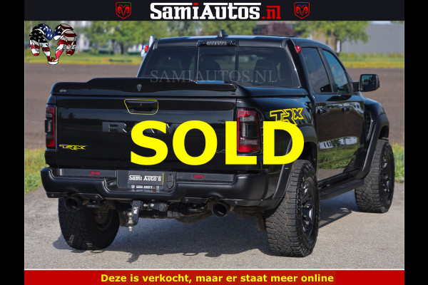 Dodge Ram TRX BLACK OPS HELLCAT | 6.2 V8 712PK SUPERCHARGER | FULLY LOADED | CARBON | BLACK ON BLACK | CREW CAB | DUBBELE CABINE | 5 PERSOONS | De specialist in Amerikaanse pick‑ups in Nederland en Europa.