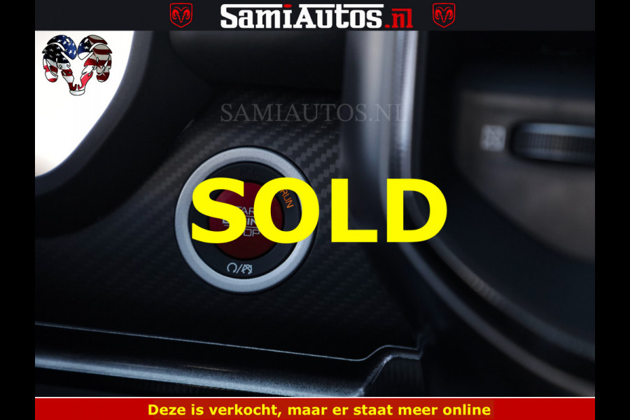 Dodge Ram TRX BLACK OPS HELLCAT | 6.2 V8 712PK SUPERCHARGER | FULLY LOADED | CARBON | BLACK ON BLACK | CREW CAB | DUBBELE CABINE | 5 PERSOONS | De specialist in Amerikaanse pick‑ups in Nederland en Europa.