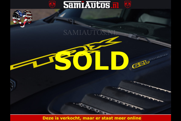 Dodge Ram TRX BLACK OPS HELLCAT | 6.2 V8 712PK SUPERCHARGER | FULLY LOADED | CARBON | BLACK ON BLACK | CREW CAB | DUBBELE CABINE | 5 PERSOONS | De specialist in Amerikaanse pick‑ups in Nederland en Europa.