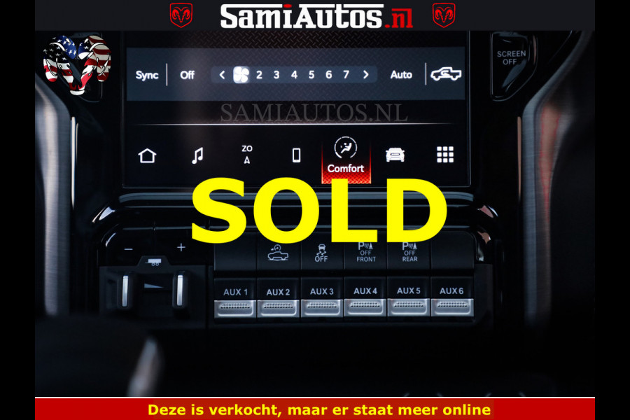 Dodge Ram TRX BLACK OPS HELLCAT | 6.2 V8 712PK SUPERCHARGER | FULLY LOADED | CARBON | BLACK ON BLACK | CREW CAB | DUBBELE CABINE | 5 PERSOONS | De specialist in Amerikaanse pick‑ups in Nederland en Europa.