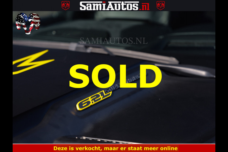Dodge Ram TRX BLACK OPS HELLCAT | 6.2 V8 712PK SUPERCHARGER | FULLY LOADED | CARBON | BLACK ON BLACK | CREW CAB | DUBBELE CABINE | 5 PERSOONS | De specialist in Amerikaanse pick‑ups in Nederland en Europa.