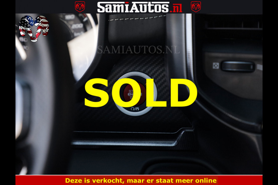 Dodge Ram TRX BLACK OPS HELLCAT | 6.2 V8 712PK SUPERCHARGER | FULLY LOADED | CARBON | BLACK ON BLACK | CREW CAB | DUBBELE CABINE | 5 PERSOONS | De specialist in Amerikaanse pick‑ups in Nederland en Europa.