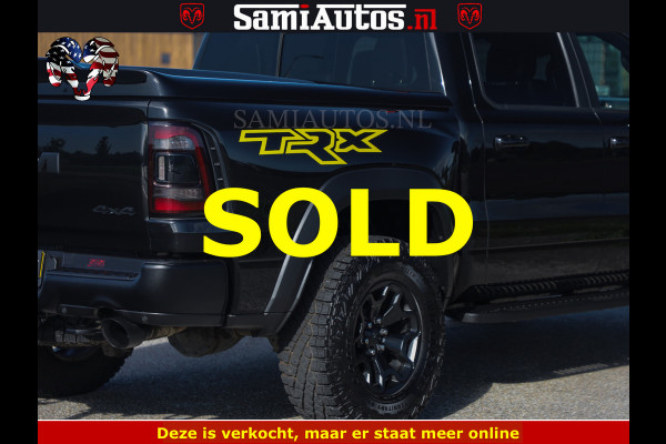 Dodge Ram TRX BLACK OPS HELLCAT | 6.2 V8 712PK SUPERCHARGER | FULLY LOADED | CARBON | BLACK ON BLACK | CREW CAB | DUBBELE CABINE | 5 PERSOONS | De specialist in Amerikaanse pick‑ups in Nederland en Europa.