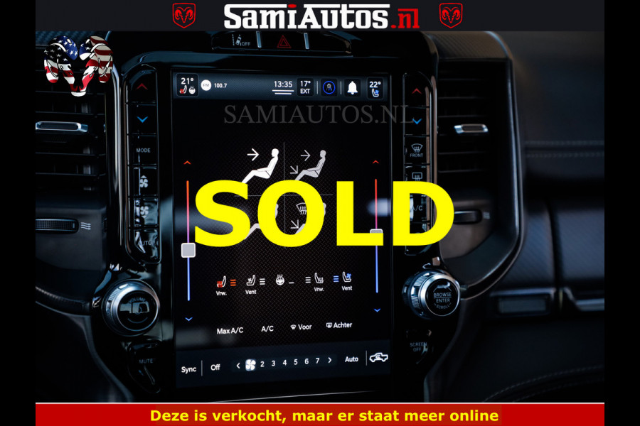 Dodge Ram TRX BLACK OPS HELLCAT | 6.2 V8 712PK SUPERCHARGER | FULLY LOADED | CARBON | BLACK ON BLACK | CREW CAB | DUBBELE CABINE | 5 PERSOONS | De specialist in Amerikaanse pick‑ups in Nederland en Europa.