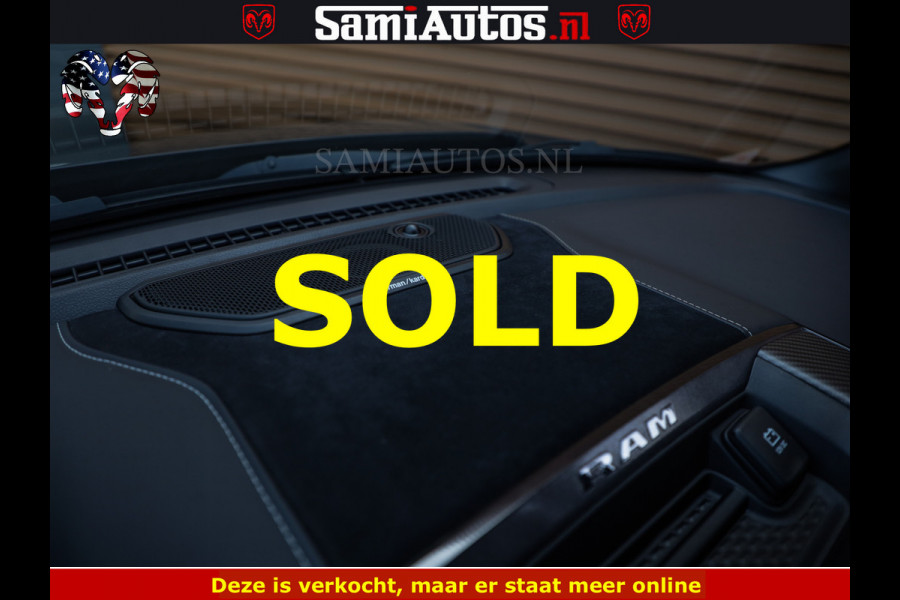 Dodge Ram TRX BLACK OPS HELLCAT | 6.2 V8 712PK SUPERCHARGER | FULLY LOADED | CARBON | BLACK ON BLACK | CREW CAB | DUBBELE CABINE | 5 PERSOONS | De specialist in Amerikaanse pick‑ups in Nederland en Europa.