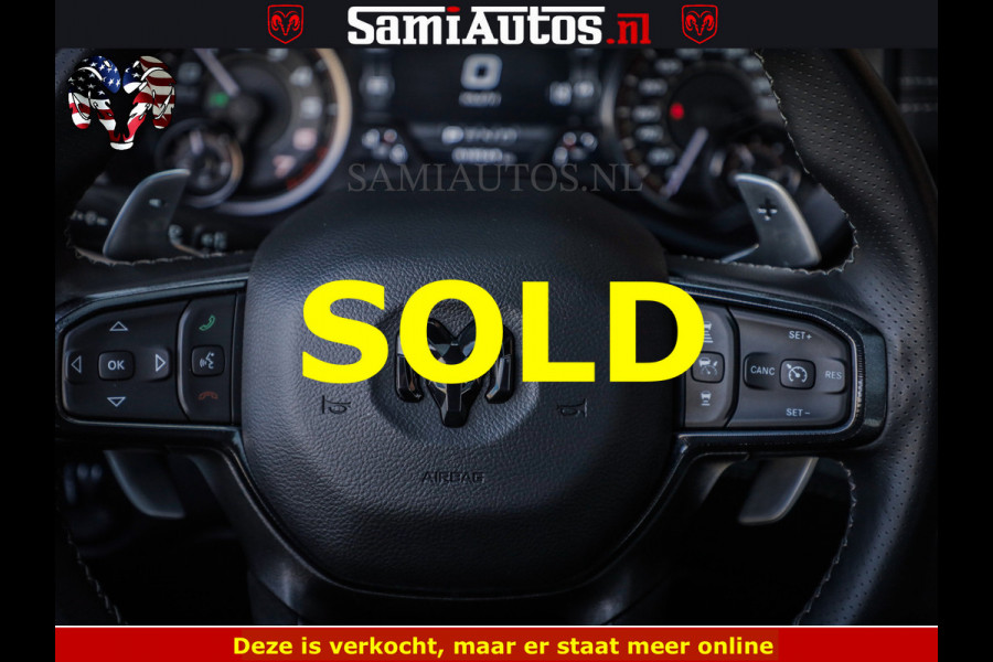 Dodge Ram TRX BLACK OPS HELLCAT | 6.2 V8 712PK SUPERCHARGER | FULLY LOADED | CARBON | BLACK ON BLACK | CREW CAB | DUBBELE CABINE | 5 PERSOONS | De specialist in Amerikaanse pick‑ups in Nederland en Europa.