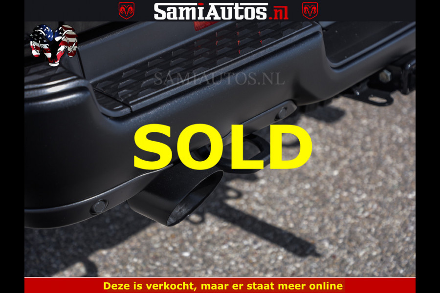 Dodge Ram TRX BLACK OPS HELLCAT | 6.2 V8 712PK SUPERCHARGER | FULLY LOADED | CARBON | BLACK ON BLACK | CREW CAB | DUBBELE CABINE | 5 PERSOONS | De specialist in Amerikaanse pick‑ups in Nederland en Europa.