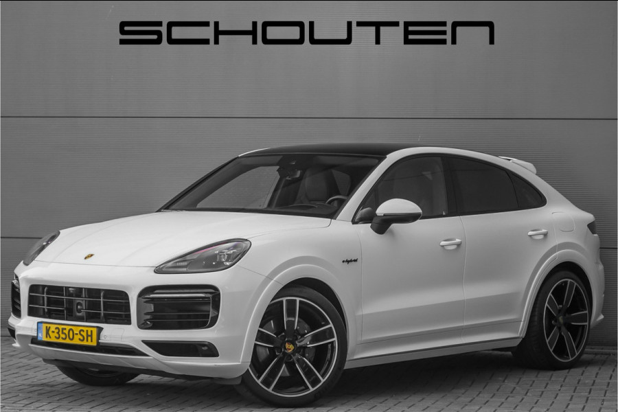 Porsche Cayenne Coupé 3.0 E-Hybrid Sport Design & Chrono 4WS ACC Stoelvent 22"
