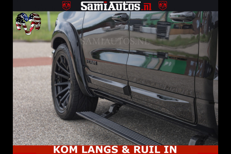 Dodge Ram 1500 Night Premium | Full Option | De Meest Luxe Pick-Up in zijn Klasse | Comfortabele Dubbele Cabine met Royale 5 Zitplaatsen | BPM vrij | Nu Leverbaar uit Voorraad | Voorraad Nr 2287 - 3384 | De specialist in Amerikaanse pick‑ups in Nederland en Europa.