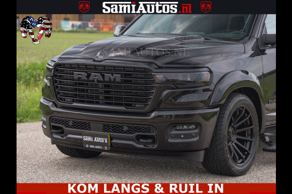 Dodge Ram 1500 Night Premium | Full Option | De Meest Luxe Pick-Up in zijn Klasse | Comfortabele Dubbele Cabine met Royale 5 Zitplaatsen | BPM vrij | Nu Leverbaar uit Voorraad | Voorraad Nr 2287 - 3384 | De specialist in Amerikaanse pick‑ups in Nederland en Europa.