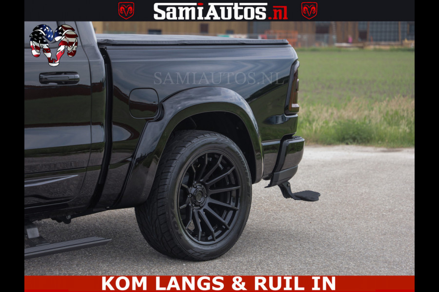 Dodge Ram 1500 Night Premium | Full Option | De Meest Luxe Pick-Up in zijn Klasse | Comfortabele Dubbele Cabine met Royale 5 Zitplaatsen | BPM vrij | Nu Leverbaar uit Voorraad | Voorraad Nr 2287 - 3384 | De specialist in Amerikaanse pick‑ups in Nederland en Europa.