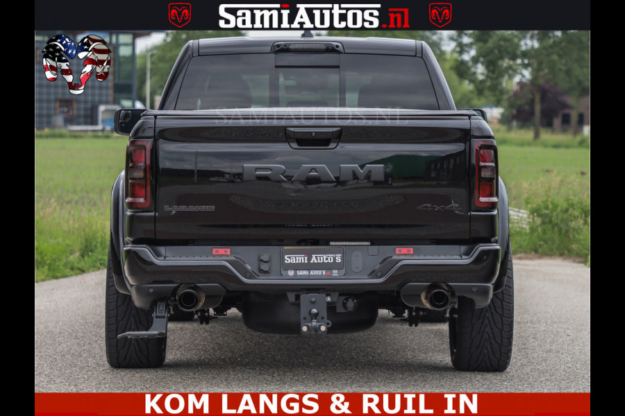 Dodge Ram 1500 Night Premium | Full Option | De Meest Luxe Pick-Up in zijn Klasse | Comfortabele Dubbele Cabine met Royale 5 Zitplaatsen | BPM vrij | Nu Leverbaar uit Voorraad | Voorraad Nr 2287 - 3384 | De specialist in Amerikaanse pick‑ups in Nederland en Europa.