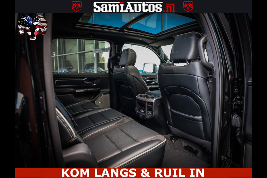 Dodge Ram 1500 Night Premium | Full Option | De Meest Luxe Pick-Up in zijn Klasse | Comfortabele Dubbele Cabine met Royale 5 Zitplaatsen | BPM vrij | Nu Leverbaar uit Voorraad | Voorraad Nr 2287 - 3384 | De specialist in Amerikaanse pick‑ups in Nederland en Europa.