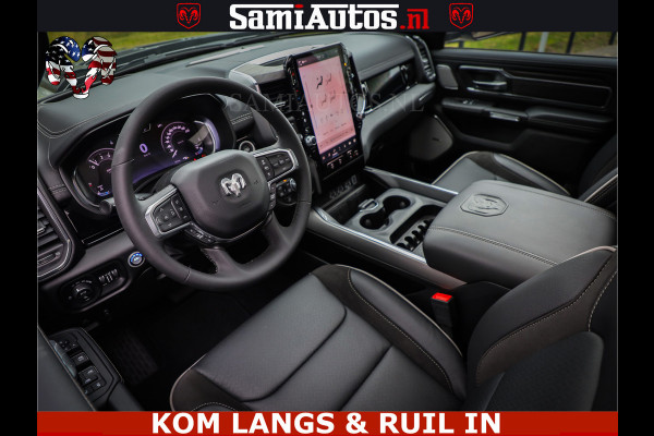 Dodge Ram 1500 Night Premium | Full Option | De Meest Luxe Pick-Up in zijn Klasse | Comfortabele Dubbele Cabine met Royale 5 Zitplaatsen | BPM vrij | Nu Leverbaar uit Voorraad | Voorraad Nr 2287 - 3384 | De specialist in Amerikaanse pick‑ups in Nederland en Europa.