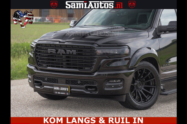 Dodge Ram 1500 Night Premium | Full Option | De Meest Luxe Pick-Up in zijn Klasse | Comfortabele Dubbele Cabine met Royale 5 Zitplaatsen | BPM vrij | Nu Leverbaar uit Voorraad | Voorraad Nr 2287 - 3384 | De specialist in Amerikaanse pick‑ups in Nederland en Europa.