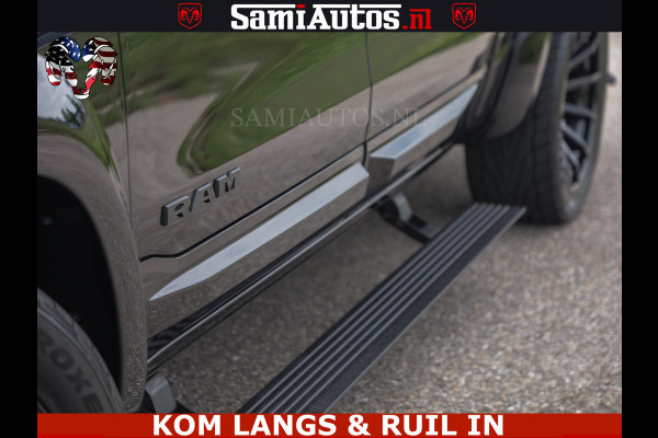 Dodge Ram 1500 Night Premium | Full Option | De Meest Luxe Pick-Up in zijn Klasse | Comfortabele Dubbele Cabine met Royale 5 Zitplaatsen | BPM vrij | Nu Leverbaar uit Voorraad | Voorraad Nr 2287 - 3384 | De specialist in Amerikaanse pick‑ups in Nederland en Europa.