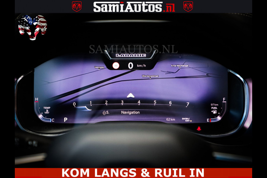 Dodge Ram 1500 Night Premium | Full Option | De Meest Luxe Pick-Up in zijn Klasse | Comfortabele Dubbele Cabine met Royale 5 Zitplaatsen | BPM vrij | Nu Leverbaar uit Voorraad | Voorraad Nr 2287 - 3384 | De specialist in Amerikaanse pick‑ups in Nederland en Europa.