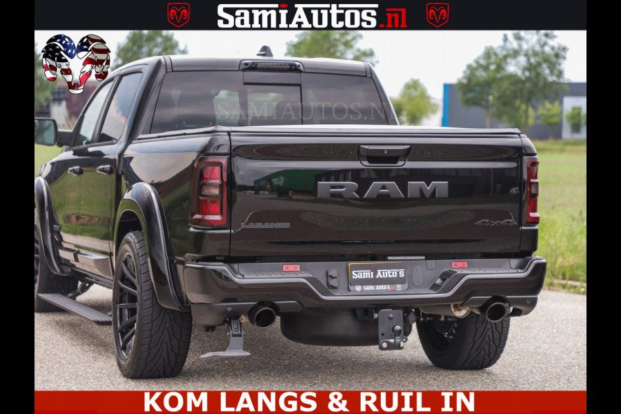 Dodge Ram 1500 Night Premium | Full Option | De Meest Luxe Pick-Up in zijn Klasse | Comfortabele Dubbele Cabine met Royale 5 Zitplaatsen | BPM vrij | Nu Leverbaar uit Voorraad | Voorraad Nr 2287 - 3384 | De specialist in Amerikaanse pick‑ups in Nederland en Europa.