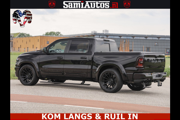 Dodge Ram 1500 Night Premium | Full Option | De Meest Luxe Pick-Up in zijn Klasse | Comfortabele Dubbele Cabine met Royale 5 Zitplaatsen | BPM vrij | Nu Leverbaar uit Voorraad | Voorraad Nr 2287 - 3384 | De specialist in Amerikaanse pick‑ups in Nederland en Europa.