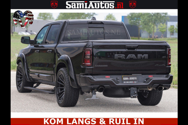 Dodge Ram 1500 Night Premium | Full Option | De Meest Luxe Pick-Up in zijn Klasse | Comfortabele Dubbele Cabine met Royale 5 Zitplaatsen | BPM vrij | Nu Leverbaar uit Voorraad | Voorraad Nr 2287 - 3384 | De specialist in Amerikaanse pick‑ups in Nederland en Europa.