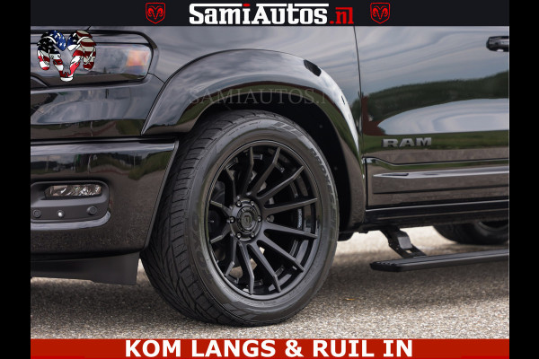 Dodge Ram 1500 Night Premium | Full Option | De Meest Luxe Pick-Up in zijn Klasse | Comfortabele Dubbele Cabine met Royale 5 Zitplaatsen | BPM vrij | Nu Leverbaar uit Voorraad | Voorraad Nr 2287 - 3384 | De specialist in Amerikaanse pick‑ups in Nederland en Europa.