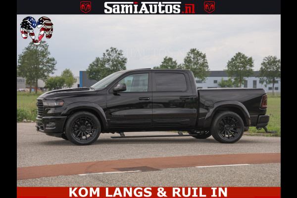 Dodge Ram 1500 Night Premium | Full Option | De Meest Luxe Pick-Up in zijn Klasse | Comfortabele Dubbele Cabine met Royale 5 Zitplaatsen | BPM vrij | Nu Leverbaar uit Voorraad | Voorraad Nr 2287 - 3384 | De specialist in Amerikaanse pick‑ups in Nederland en Europa.