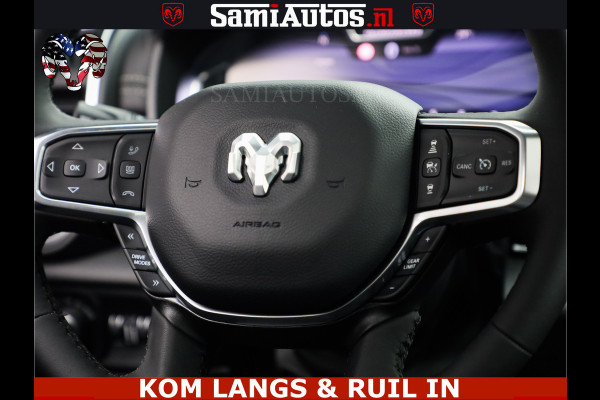Dodge Ram 1500 Night Premium | Full Option | De Meest Luxe Pick-Up in zijn Klasse | Comfortabele Dubbele Cabine met Royale 5 Zitplaatsen | BPM vrij | Nu Leverbaar uit Voorraad | Voorraad Nr 2287 - 3384 | De specialist in Amerikaanse pick‑ups in Nederland en Europa.