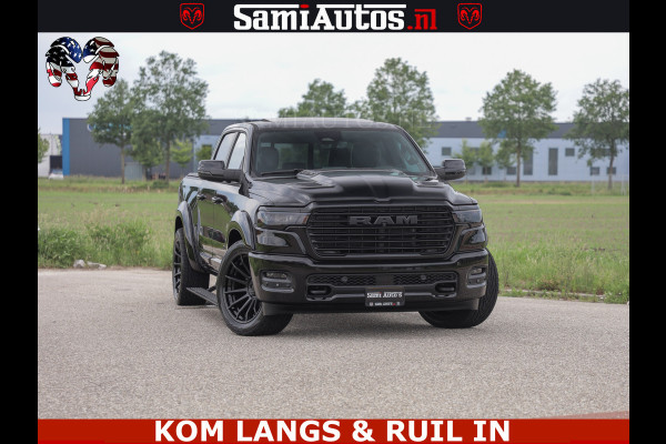 Dodge Ram 1500 Night Premium | Full Option | De Meest Luxe Pick-Up in zijn Klasse | Comfortabele Dubbele Cabine met Royale 5 Zitplaatsen | BPM vrij | Nu Leverbaar uit Voorraad | Voorraad Nr 2287 - 3384 | De specialist in Amerikaanse pick‑ups in Nederland en Europa.