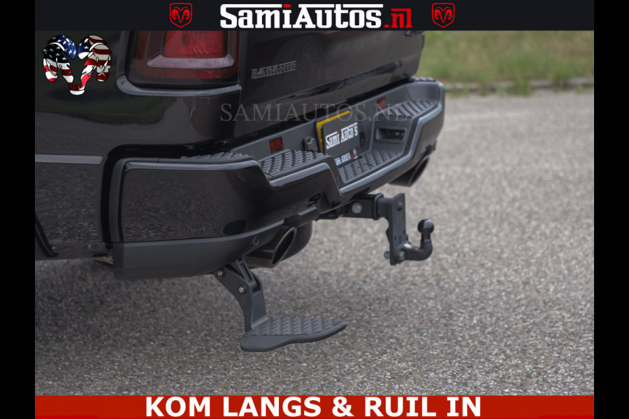 Dodge Ram 1500 Night Premium | Full Option | De Meest Luxe Pick-Up in zijn Klasse | Comfortabele Dubbele Cabine met Royale 5 Zitplaatsen | BPM vrij | Nu Leverbaar uit Voorraad | Voorraad Nr 2287 - 3384 | De specialist in Amerikaanse pick‑ups in Nederland en Europa.