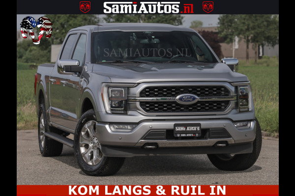Ford USA F-150 PLATINUM | MASSAGE | PANO | GROOTSCHERM | COMFORT STOELEN | ADAPTIVE CRUISE | DC | DUBBELE CABINE | FACELIFT MODEL | GROOT SCHERM | 5 PERSOONS | DC | DASH CAM | MASSAGE | | De specialist in Amerikaanse pick‑ups in Nederland en Europa.